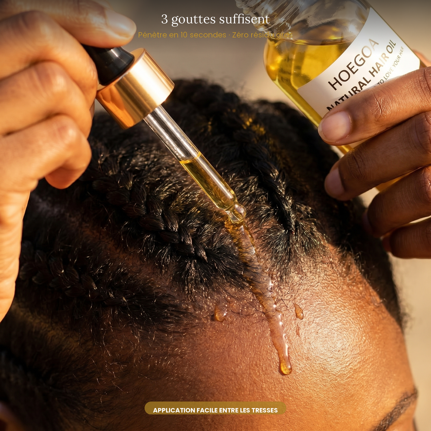 Huile Précieuse Cuir Chevelu & Tresses — LUSTREYA™