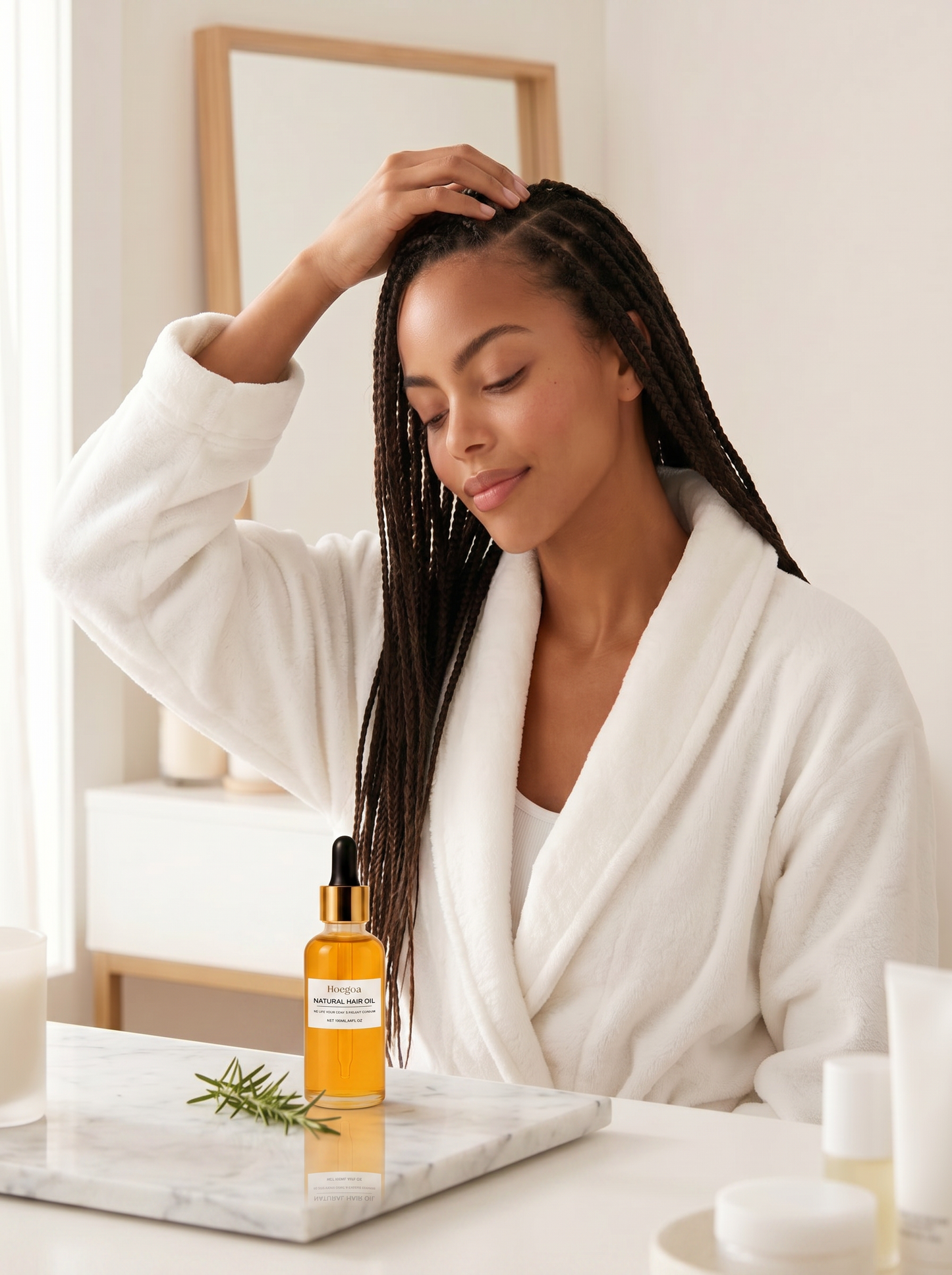 Huile Précieuse Cuir Chevelu & Tresses — LUSTREYA™
