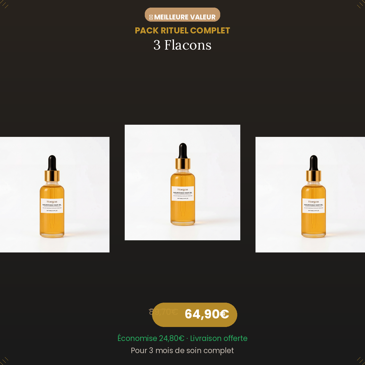 Huile Précieuse Cuir Chevelu & Tresses — LUSTREYA™